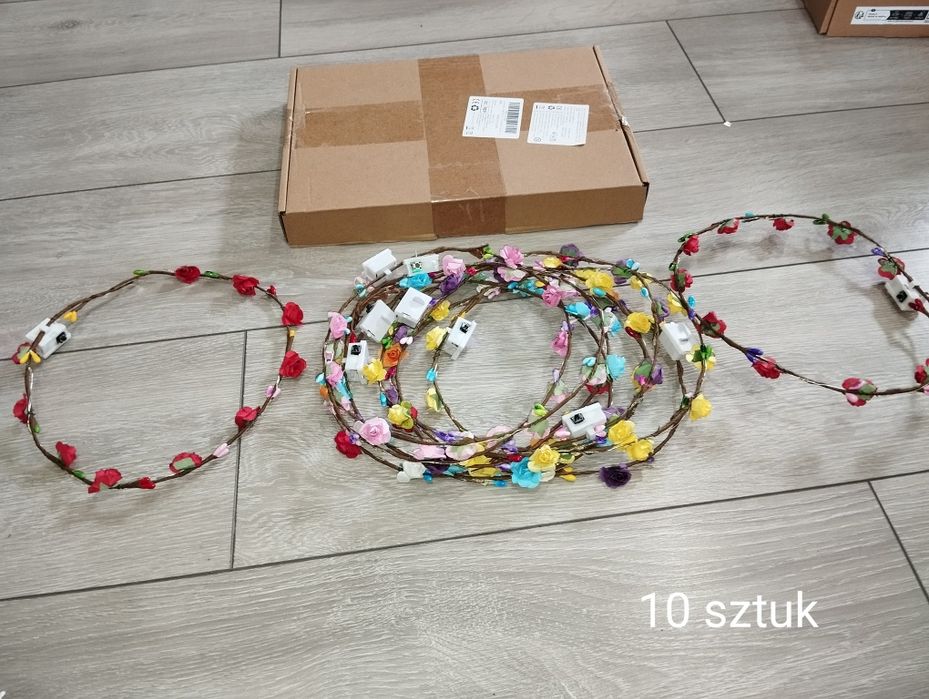 Wianki LED na głowę
