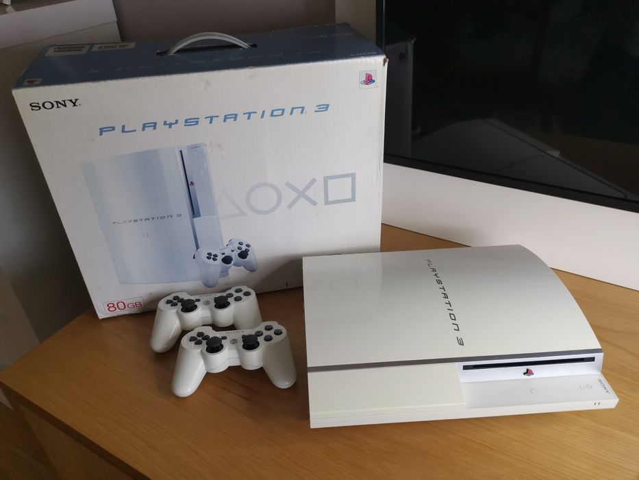 PS3 Fat White Ceramic 80GB