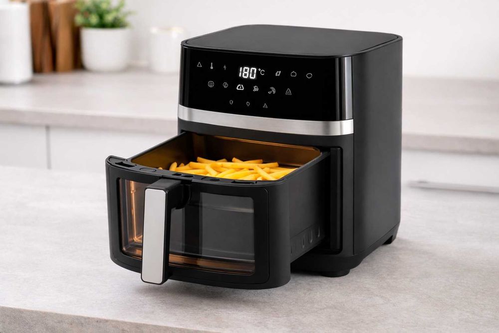 NOWA Frytkownica Beztłuszczowa Air Fryer XL Frytownica 8l 1800W