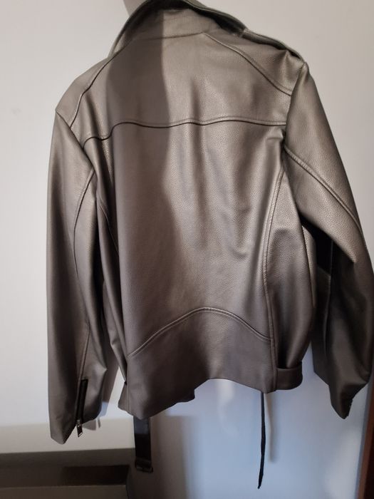 Casaco biker prateado Asos