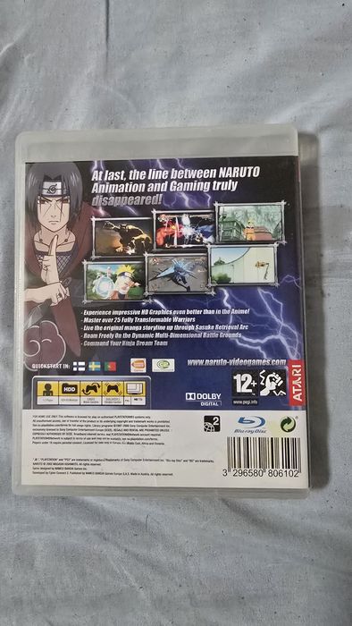 Naruto Ultimate Ninja Storm ps3 em ótimo estado.