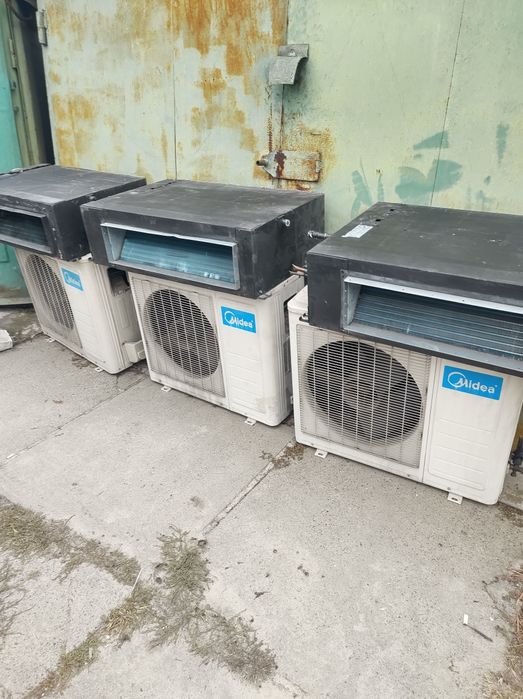 Продам бу канальний кондиціонер MIDEA  MTB-24HRN1/MOU-24HN1