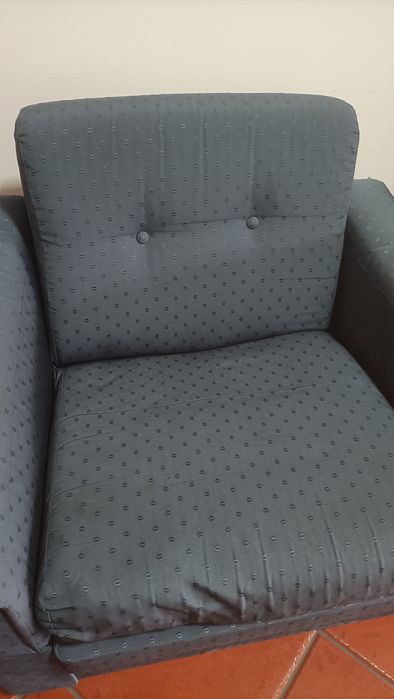Sofá vintage azul