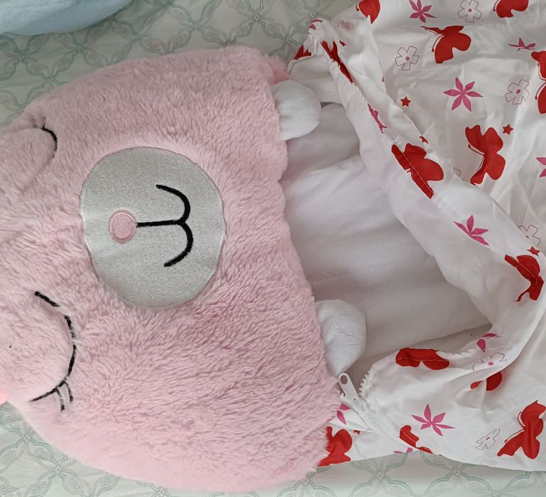 Gato mala almofada saco de cama