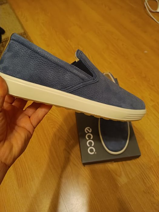 ECCO Soft 7 W – skórzane półbuty damskie, rozm. 40