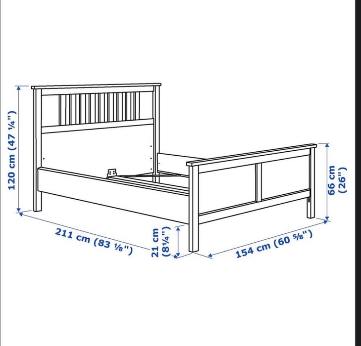 Łóżko Hemnes Ikea