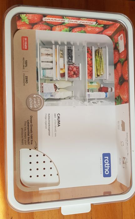 Organizer do lodówki ROTHO CAUMA 2x2,6L i 4,65L