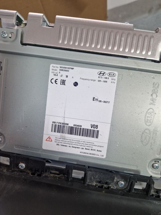 Radio nawigacja hyundai fastback i30 N Line oryginał
