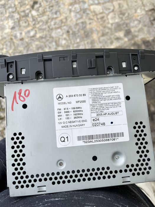 Radio s203 usado