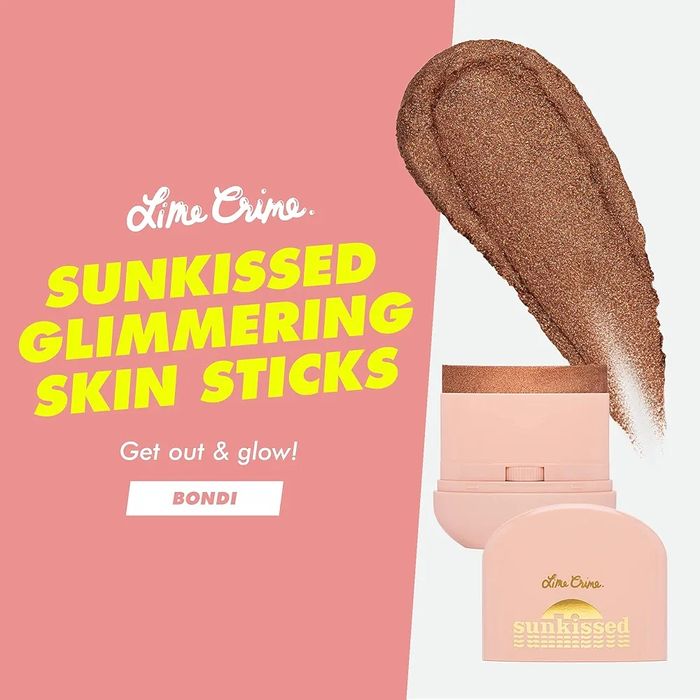 Хайлайтер новый в стике Lime Crime Sunkissed Skin Glimmering Stick