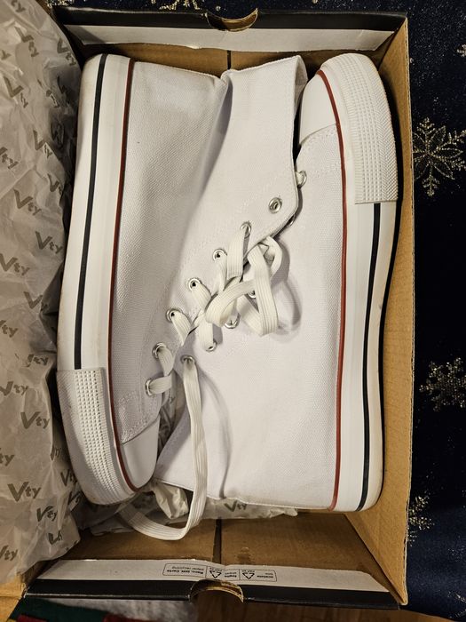 Trampki wysokie damskie prawie nowe Vty rozmiar 40