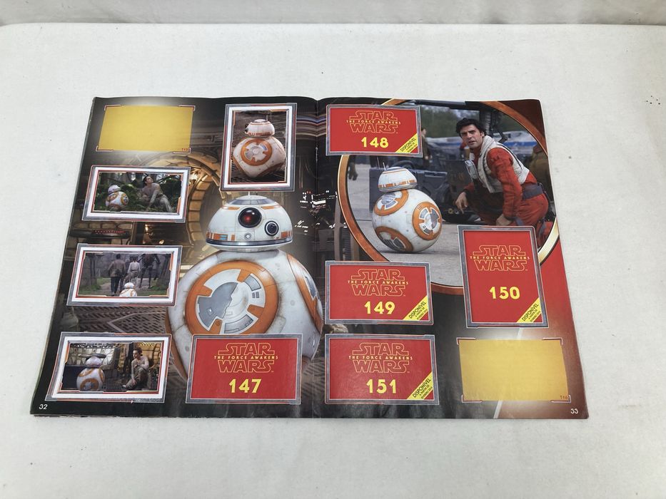 Caderneta Star Wars, Topps, Incompleta