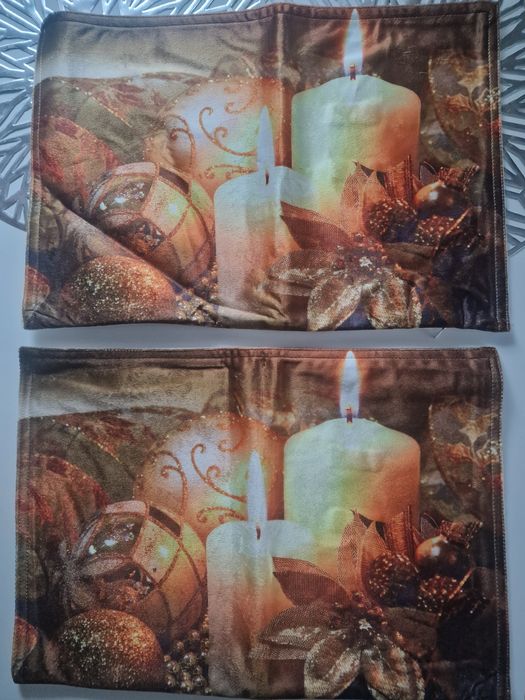 Poszewki na poduszki 2szt swiateczne