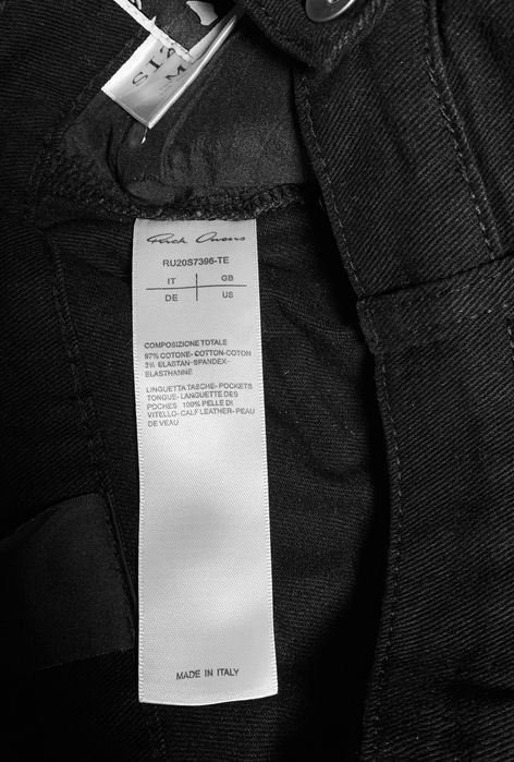 штани джинси flared jeans Rick Owens opium/archive/avangard