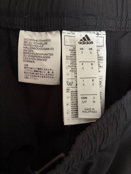 Calcas pretas Adidas oficial climate tamanho S homem fato treino futebol