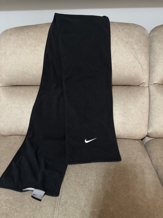 Szalik szal polarowy Nike small logo swoosh  y2k retro vintage