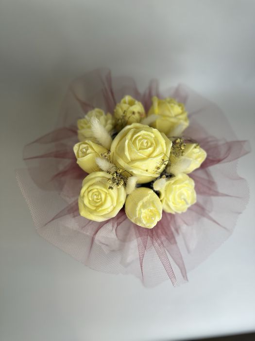 Flower box z świeczek sojowych.