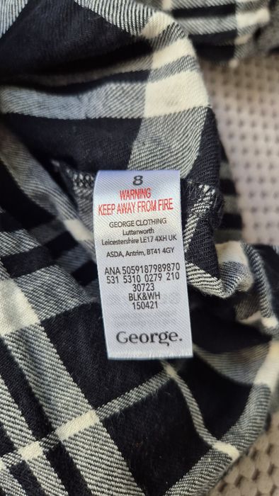 Koszula George rozmiar s/m bawełniana