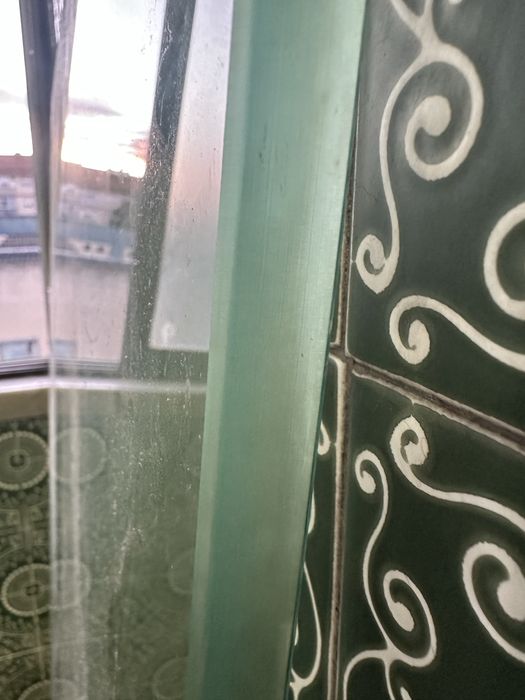 Tampo de mesa em vidro