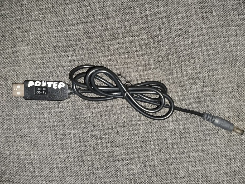 Кабель для роутера від павербанку 9 V