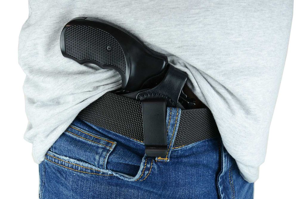 Кобура S&M поясна для ПМ/Револьвера з кліпсою синтетика/шкіра