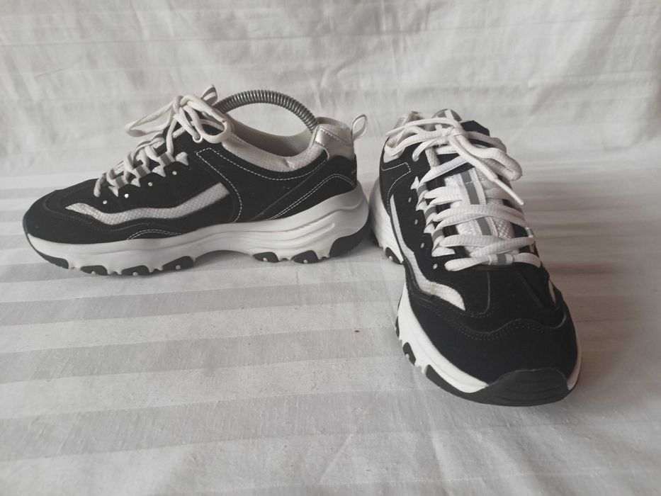 Skechers roz. 37 /UK 4/- dł. wkł. 24 cm-skóra