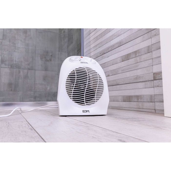 Termoventilador Vertical EDM 1000-2000W (Branco)
