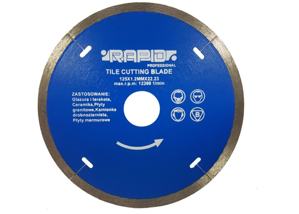 Tarcza Diamentowa do GRESU 125mm*1,2*22,2mm RAPID