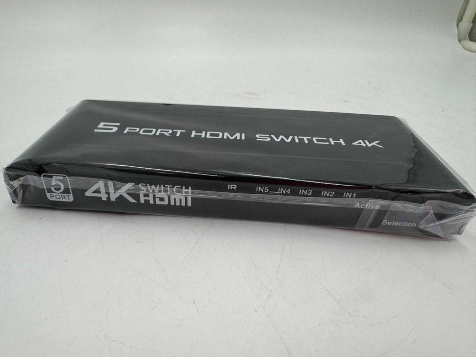 HDMI SWITCH 5 PORT HDMI 4K 3D/NO/PUDEŁKO od loombard krotoszyn