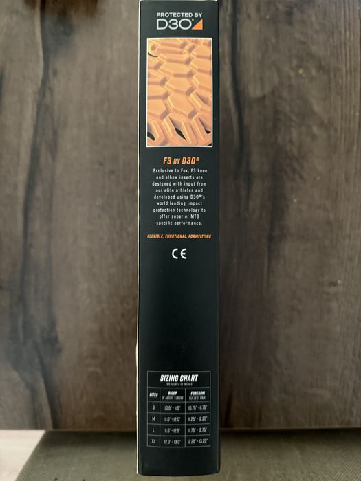 FOX ENDURO D30 elbow guard (cotoveleiras) NOVAS NA CAIXA