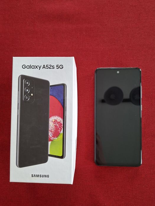 Samsung Galaxy A 52 s 5G - śliczny bez rys na wyświetlaczu