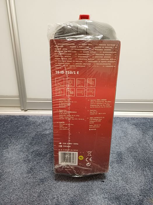 Solidna wiertarka udarowa Einhell TE‑ID 750/1 E – 750 W do domu i wars