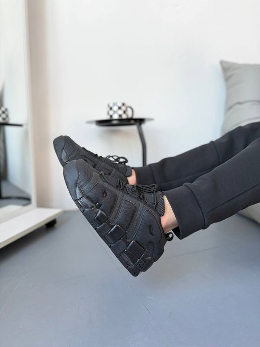 36-45 Nike Air More Uptempo Low Black