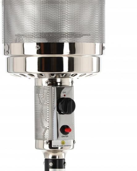 Parasol gazowy malowany proszkowo 221 cm Parasol grzewczy