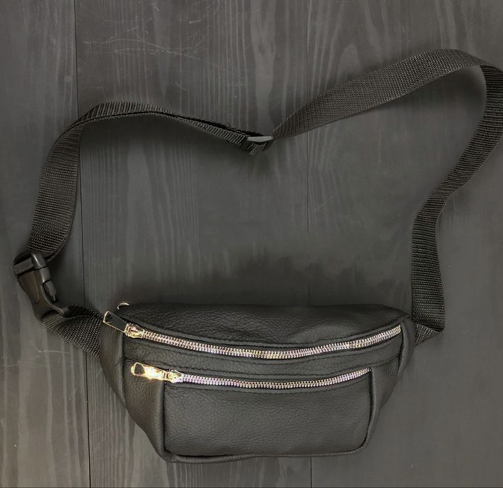 Бананка з натуральної шкіри — якісна та стильна сумка на пояс, ТопЛюкс