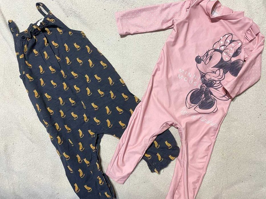 Пакет летней одежды на девочку 9-12 месяцев