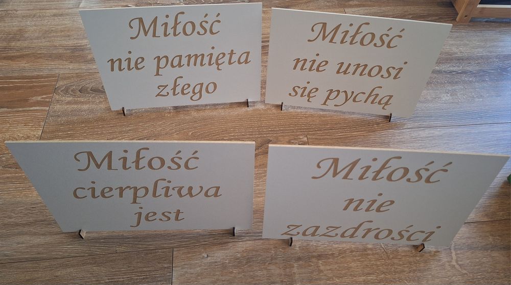 Tabliczki Hym o Miłości 16sztuk