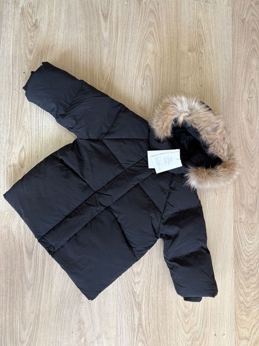 Пуховик ZARA 50% перо ТА 50% пух Water Repellent