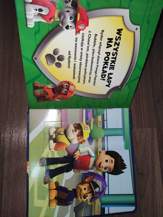 Puzzle książeczka psi patrol