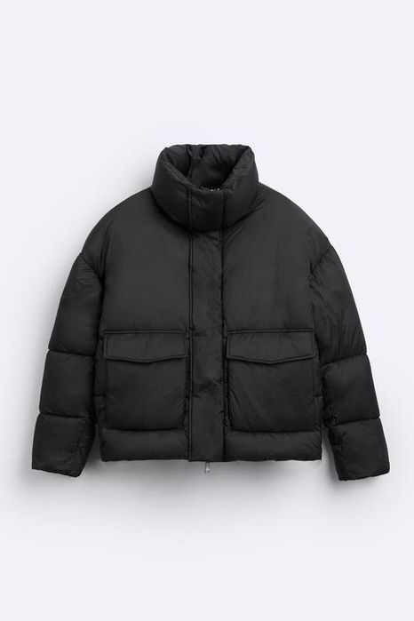 Стьобана куртка ZARA з кишенями