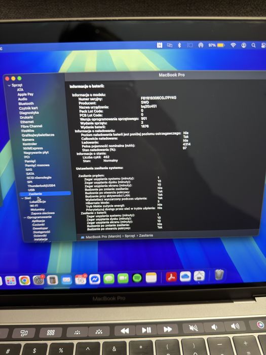 Macbook Pro 15,2 2018 Touchbar 8GB / 128GB