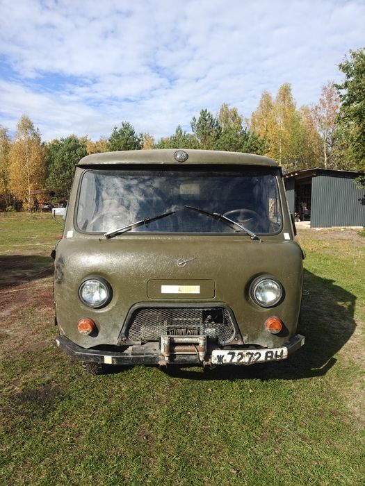 Уаз 452, бортовий  з лебідкою, дизельний двигун