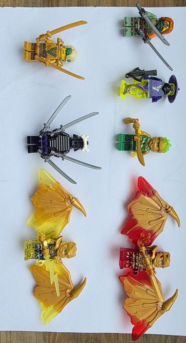 Figurki lego ninjago smoczy , garmadon , ronin, fs, złoty
