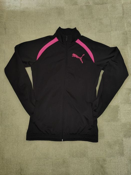 Bluza w kolorze czarnym z elementami amarantu w rozmiarze 15/16 lat.