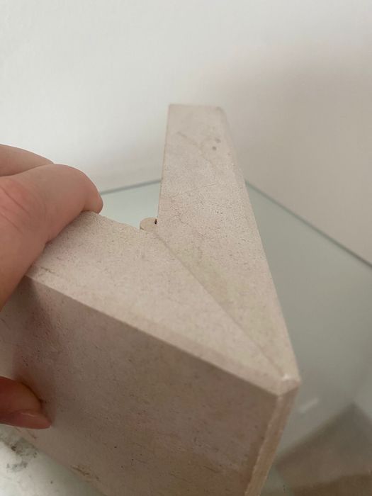 Móvel de vidro e Mármore