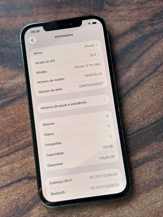 iPhone 12 Pro Max 128GB Silver Desbloqueado