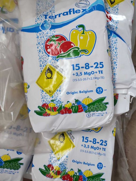 Мінеральні добрива водорозчинні і гелеві BACTOGRAN Naturwin 20-20-20+TE, 25 кг