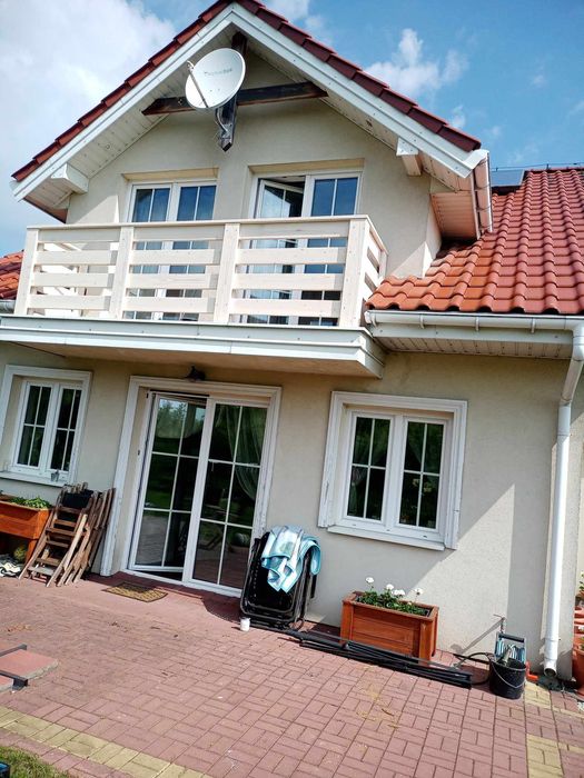 Balustrada balkonowa drewniana