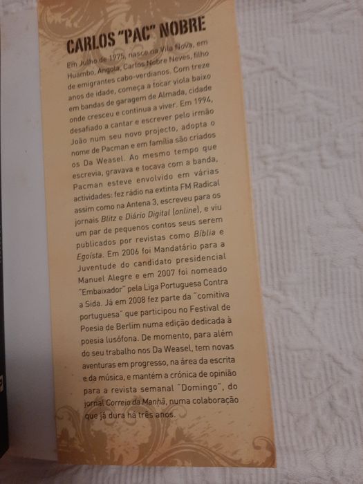 Livro "Um Outro Amor" de Carlão