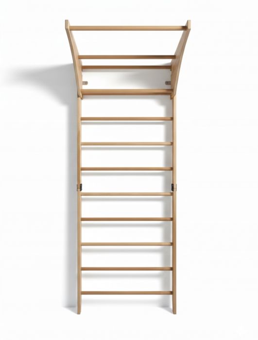 Drabinka gimnastyczna do ćwiczeń z drążkiem 210cm drabinka liny kółka